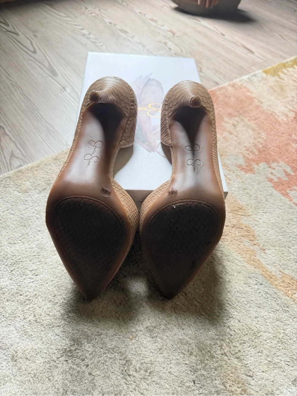 Jessica Simpson Nude JP-LIVVY heels